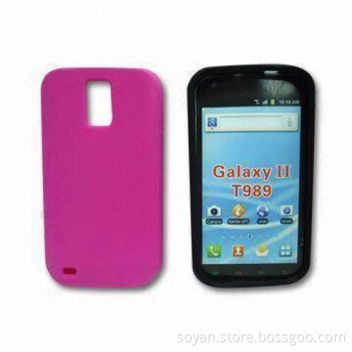 Silicone Case for Samsung Galaxy S2 T989, Various Colors are Available